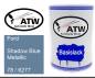 Preview: Ford, Shadow Blue Metallic, 78 / 6277: 500ml Lackdose, von ATW Autoteile West.